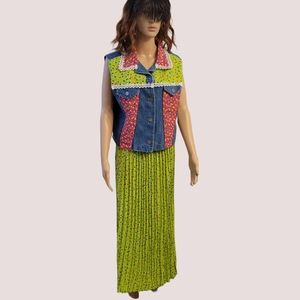 Colorful Women's Skirt Set